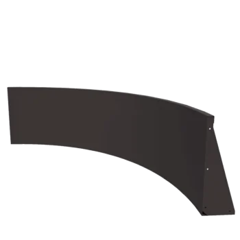 Stödmur i stål - Innerkurva - 150 x 150 x 60 cm - Annan RAL-färg