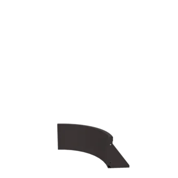 Stödmur i stål - Innerkurva - 50 x 50 x 30 cm - RAL7016 matt (antracitgrå)