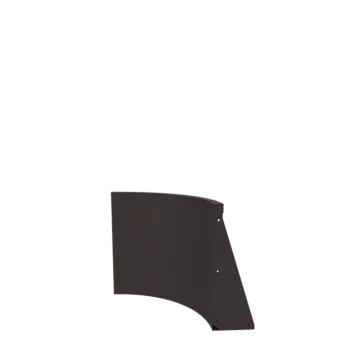 Stödmur i stål - Innerkurva - 50 x 50 x 60 cm - RAL7016 matt (antracitgrå)