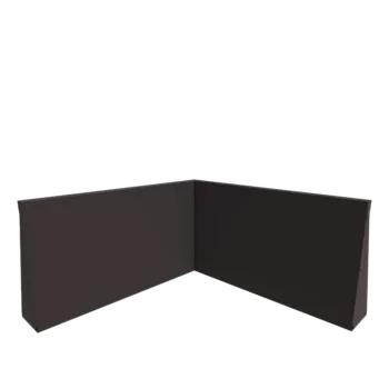 Stödmur i stål - Innerhörn - 100 x 100 x 60 cm - Annan RAL-färg