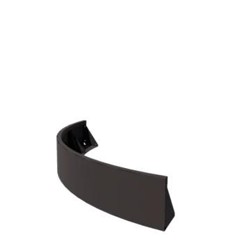 Stödmur i stål - Ytterkurva - 150 x 150 x 30 cm - Annan RAL-färg