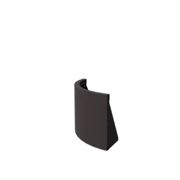 Stödmur i stål - Ytterkurva - 50 x 50 x 40 cm - Annan RAL-färg