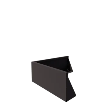 Stödmur i stål - Ytterhörn - 100 x 100 x 40 cm - Annan RAL-färg