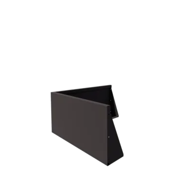 Stödmur i stål - Ytterhörn - 100 x 100 x 50 cm - Annan RAL-färg