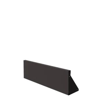Stödmur i stål - Rak - 100 x 30 cm - RAL7016 matt (antracitgrå)