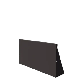 Stödmur i stål - Rak - 100 x 50 cm - Annan RAL-färg