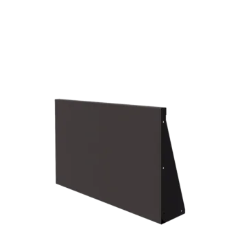 Stödmur i stål - Rak - 100 x 60 cm - Annan RAL-färg