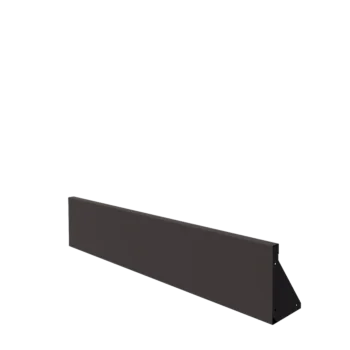 Stödmur i stål - Rak - 150 x 30 cm - RAL7016 matt (antracitgrå)