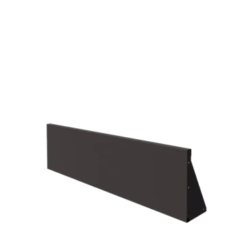 Stödmur i stål - Rak - 150 x 40 cm - RAL7016 matt (antracitgrå)