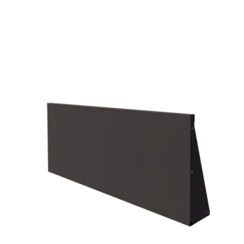 Stödmur i stål - Rak - 150 x 60 cm - RAL7016 matt (antracitgrå)