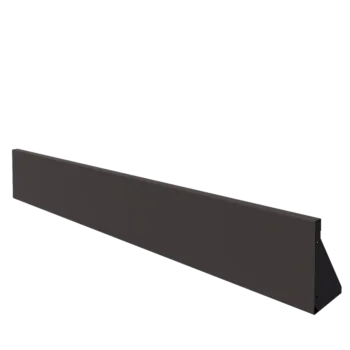 Stödmur i stål - Rak - 200 x 30 cm - RAL7016 matt (antracitgrå)