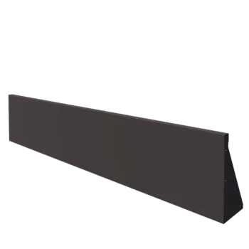 Stödmur i stål - Rak - 200 x 40 cm - RAL7016 matt (antracitgrå)