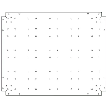 Bottenplatta i galvaniserat stål - 80 x 100 cm