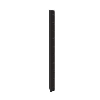 Kruka i stål - Hörnstycke 90° - 100 cm - RAL7016 matt (antracitgrå)