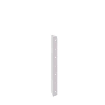 Kruka i stål - Hörnstycke 90° - 70 cm - RAL9010 matt (vit)