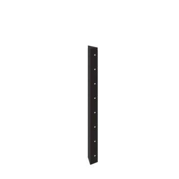 Kruka i stål - Hörnstycke 90° - 80 cm - RAL7016 matt (antracitgrå)