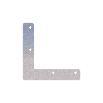 Kruka i stål - Anslutningsplatta - L-form