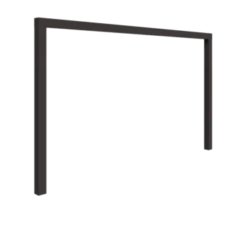Pergola i stål - Rak - 400 x 230 cm - Annan RAL-färg - Utan betongplint