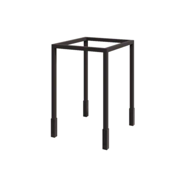 Pergola i stål - Fyrkant - 224 x 200 x 230 cm - RAL7016 matt (antracitgrå) - Med betongplint