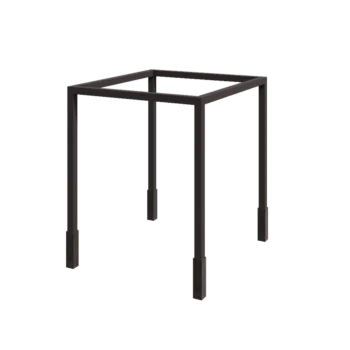 Pergola i stål - Fyrkant - 274 x 250 x 230 cm - RAL7016 matt (antracitgrå) - Med betongplint