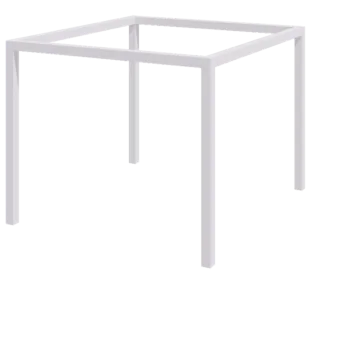 Pergola i stål - Fyrkant - 324 x 300 x 230 cm - RAL9010 matt (vit) - Utan betongplint