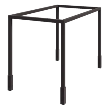 Pergola i stål - Fyrkant - 424 x 250 x 230 cm - Annan RAL-färg - Med betongplint