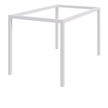 Pergola i stål - Rektangel - 424 x 250 x 230 cm - RAL9010 matt (vit) - Utan betongplint