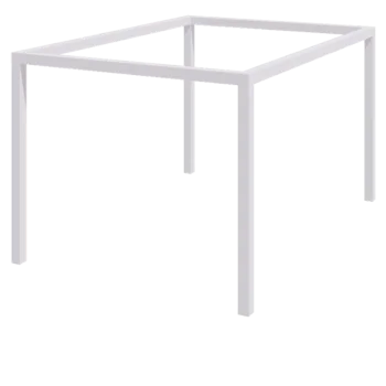 Pergola i stål - Rektangel - 424 x 300 x 230 cm - RAL9010 matt (vit) - Utan betongplint