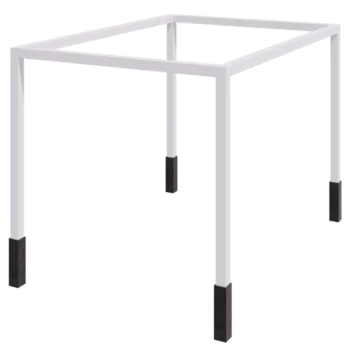 Pergola i stål - Rektangel - 424 x 300 x 230 cm - RAL9010 matt (vit) - Med betongplint