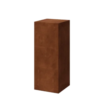 Piedestal i cortenstål - Ohio - 40 x 40 x 100 cm