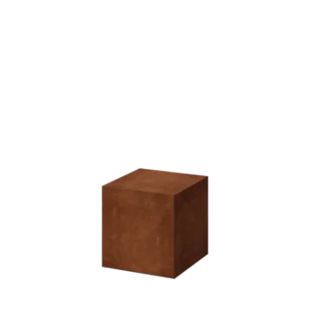 Piedestal i cortenstål - Ohio - 40 x 40 x 40 cm