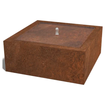 Fontän i cortenstål - Lyra - 100 x 100 x 40 cm