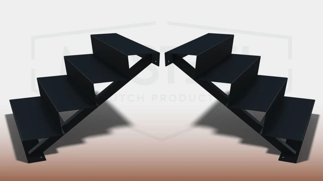 Hur installerar man en stålträdgårdstrappa?